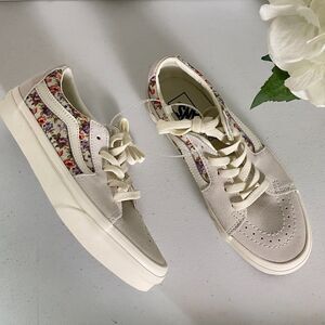 Vans Sk8-Low‎  Floral Marshmallow Skate Shoes Sneaker Size W 6.5  NWOT